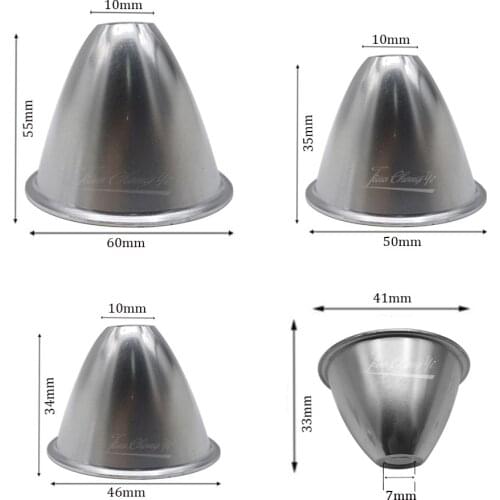 10PCS 40mm 46mm 50mm 60mm Aluminum LED Flashlight Reflector Cup For Cree DIY XR-E Q5 / XM-L C8 T6 LED 5-10degree