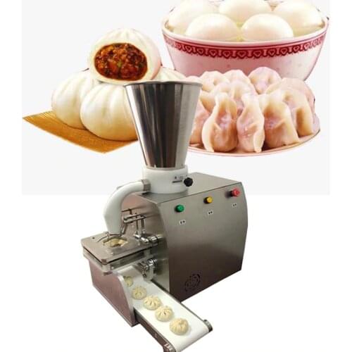 220v automatic dumpling momo making machine/steamed stuffed bun machine/baozi filling machine