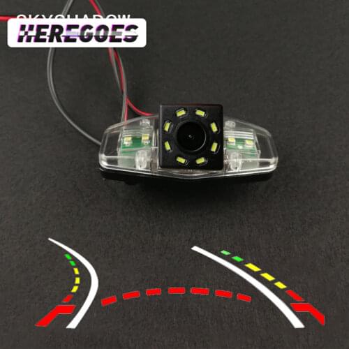 Fisheye 4 8 12 led dynamic Wireless Car CCD Night Vision Rear view Camera For Honda Accord 2001- 2006 2007 2008 2009 2010