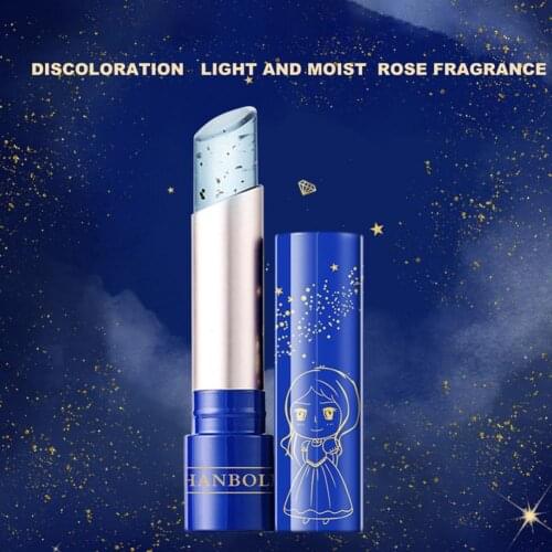 Lip Balm Mini Lip Care Balm Natural Waterproof Cosmetic Liquid Lipstick Makeup Rose Essential Oil Balm