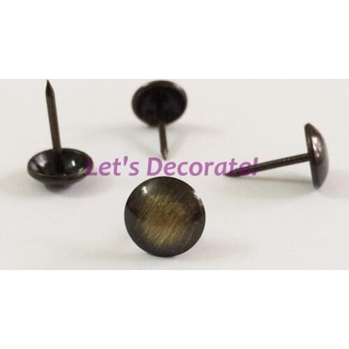 Free DHL shipping 3000pcs/lot 11mm Steel Bronze Plated With Sweep Home or Garden Decorative Tack, Hobnail, Upholstery Nail