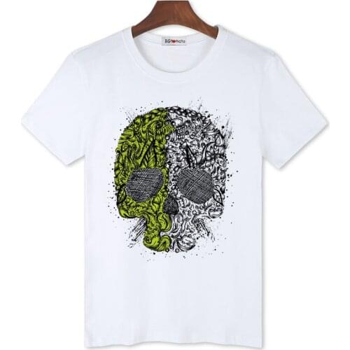 BGtomato the dark Knight t shirts personality skull shirts hot sale fashion streetwear men casual summer tops tshirt