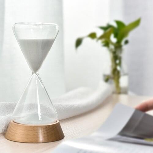 Sand Clock Hour Glass 15 Minutes Timer Set Hourglass Sand Timer Creative Sand Watch Clock Decorations Home Desktop Ornament