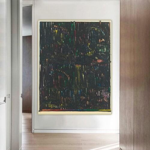 Citon Jasper Johns《After Holbein》Canvas Art Oil Painting Artwork Poster Picture Wall Decorations Home Living Room Decor