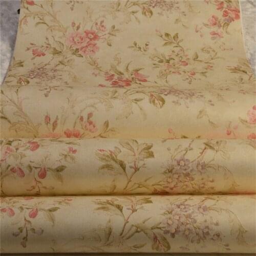 Beibehang floral Non Woven flocking wallpaper for bedroom living room girls room home decoration wall paper papel parede