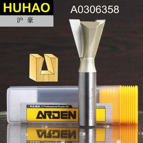 Fresas para router Woodworking Tool Dovetail Arden Router Bit - 1/2*1-1/4 - 1/2" Shank - Arden A0306358