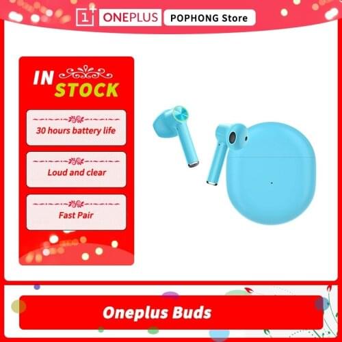 STOCK Oneplus Buds Wireless bluetooth TWS Earphones Oneplus Earbuds Environmental noise cancellation