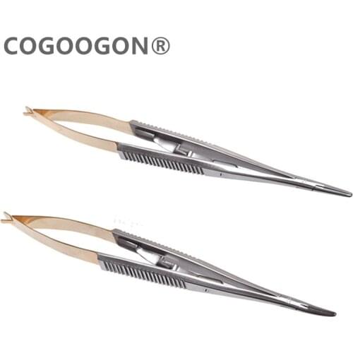 1 Pcs Surgical Dental Orthodontic Implant Castroviejo Needle Holders 14cm CE Tool / Straight / Curved for choose