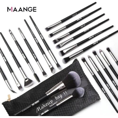 MAANGE 20 Eye Cosmetic Brush Suits with Screen Yarn Brush Package Makeup Tools High-end Gift for Women Hot Selling