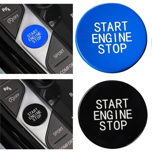 Crystal Engine Start Stop Switch Button Sticker Replace For BMW New 3 Series 8 Series X5 X7 Z4 G20 G05 G07