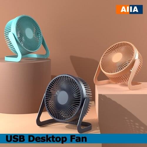 Fan Usb Desktop Fan Portable Bench Fan But Shifting Gear Position Can Rotate Low Noise Mini Electric Fan