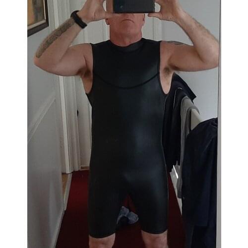 2mm CR Neoprene Wetsuit One Piece Diving Vest + Shorts Men Women Spearfishing Snorkeling Surfing Swimwear