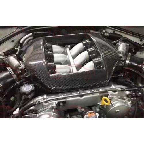 Suitable for GTR R35 carbon fiber hood, engine compartment Spark Hood Enveloping Body Kit auto parts