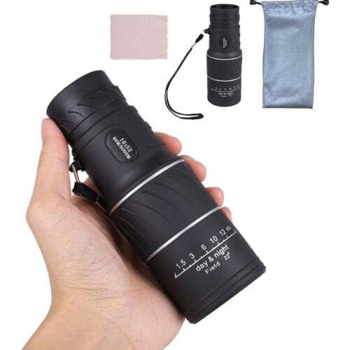 Mini Portable HD Monocular Telescope Zoom 16x52 Waterproof Night Vision Optical Hunting Telescope For Travel Hunting