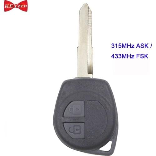 KEYECU for Suzuki Swift 2007 2008 2009 2010 2011 2012 2013 Remote Key Fob 3Y-TS004 315MHz ASK/ 4Y-TS002 FSK 433MHz ID46 Chip