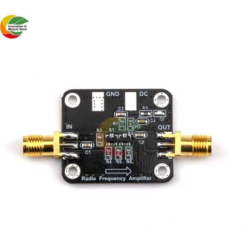 10KHz-1GHz RF Power Amplifier Module High Frequency Broadband Amplifier Board Radio Amplificador Output 10dBm 12V 30mA