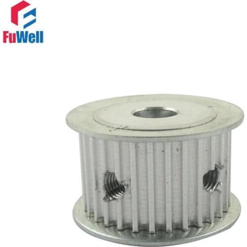 HTD 3M 32T Timing Belt Pulley 16mm Belt Width 32Teeth Aluminum Gear Pulley 5/6/8/10/12mm Inner Bore AF Toothed Pulley Wheel