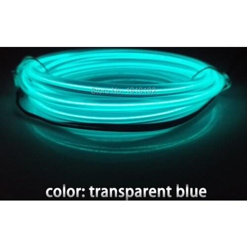 Brand New Multicolor 5.0mm 1Meter Flexible EL Wire Neon Glow Light DC-3V Car Party Decorative Energy Saving, Long Life time