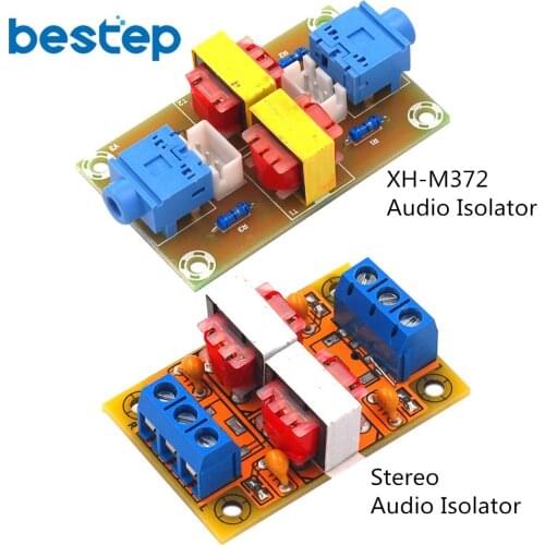 XH-M372 Stereo /Audio Isolator Vehicle Common Ground Suppression Interference Noise Isolation Module Transformer Coupler