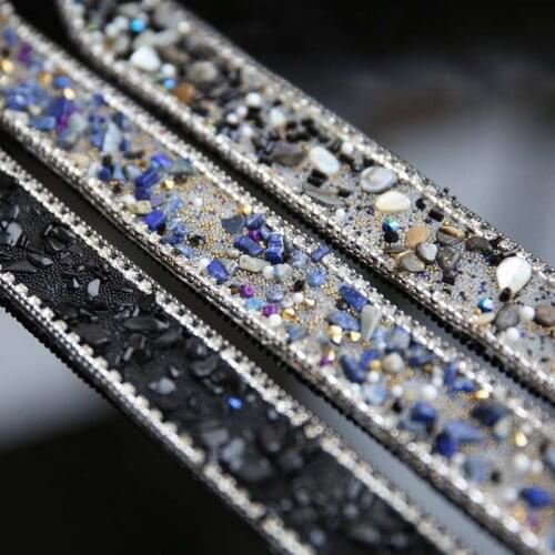 Wedding accessories clothing hot drilling lace trim decorative beaded chain lace dress lace decorative accessories on clothes