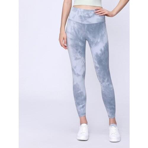 Tie Dye Buttery Soft Sport Yoga Fitness Leggings Women Naked Feel Four Ways Stretchy Workout Running Gym Tights Pants