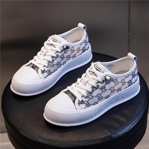Cowhide single shoes women summer permeable flat casual shoes sports breathable leather women shoes women