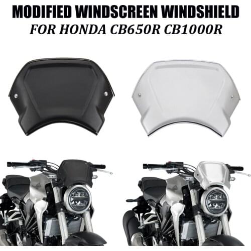 FOR HONDA CB650R CB1000R CB 650 1000 R 2018 2019 2020 Motorcycle Windscreen Windshield Deflector Protector Wind Screen