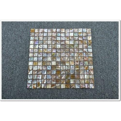 High Quality 1 Box (11sheet) shell mosaic tile luster mother of pearl tiles backsplash kitchen bathroom mirror tile Decorative