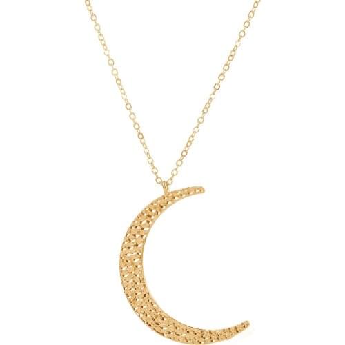 Women Moon Necklace Female Clavicle Chain 2021 Fashion Jewerly Trendy Accessories AM3117