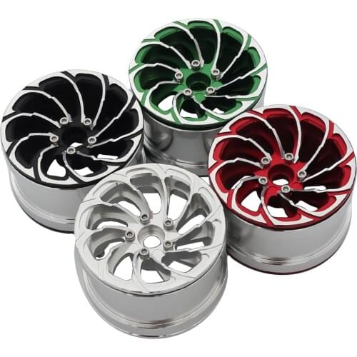 2PCS/4PCS RC Car Metal 2.2 inch Beadlock Wheel Rim Hub for 1/10 Crawler Traxxas TRX-4 TRX6 Axial SCX10 D90 TF2