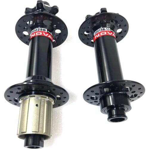 32H Novatec D201SB-15 D202SB snow hubs disc brake key holes fat bike front 15x150 rear 12x197 aluminum freehub Shiman 10s 11s XD