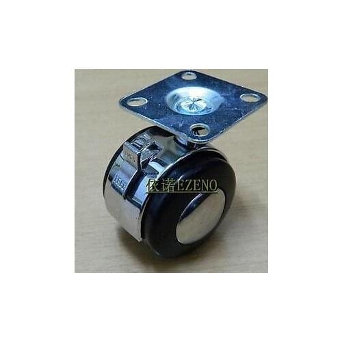 4x 1.97" Zinc Alloy Swivel Plate Casters Wheel Bearing with Brake