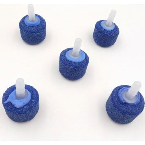 50Pcs/lot 2.5x2.5x4.5cm Aquaria Air Bubble Stone Air Stone Aerator Aquarium Fish Tank Air Pump Hydroponic Oxygen Plate