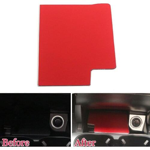 Aluminium Car Inner Cigarette Ashtray Panel Cover Trim Sequined Decoration Fit For Benz C-Class C200L C260L GLC300 Accessories