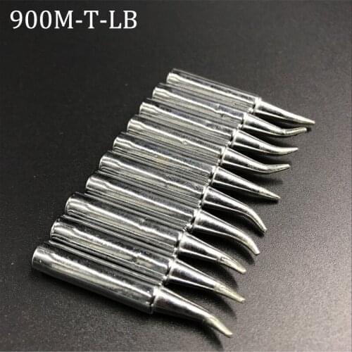 Free shipping 10pcs/lot Lead-free Soldering iron tip solder tip 900M-T-LB Soldering Tip for 936 907 Saike 852D+ 909D 852