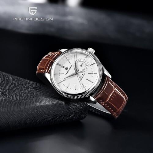 Pagani Design 2021 New Casual Fashion Men Quartz Watch Advanced Leather 200m Waterproof Luminous Pointer Watch Relogio Masculino