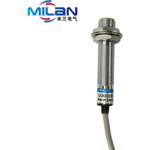 1pcs M12 Detection Distance 2mm Inductive Proximity Sensor LJ12A3-2-Z/BX DC6-36V 3Wire NO NPN DC 300mA Proximity Switch sensor