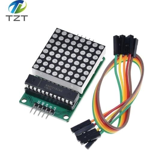 TZT MAX7219 dot matrix module microcontroller module control module display module finished goods