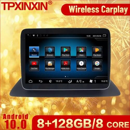 8+128G 2 Din Android Multimedia Stereo Receiver For Mecerdes Benz CLS 2012 2013 2014 2015 BT GPS Navi Auto Video Audio Head Unit