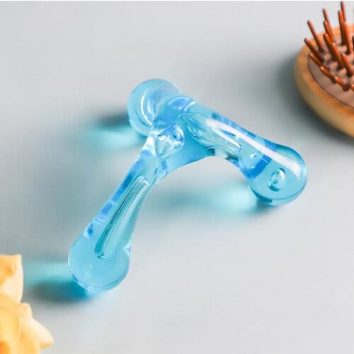 Handheld Arch Body Massager Health Balance Three Ball Back Mini Massage Stick Relax Acupressure Health Therapy Massage Tool