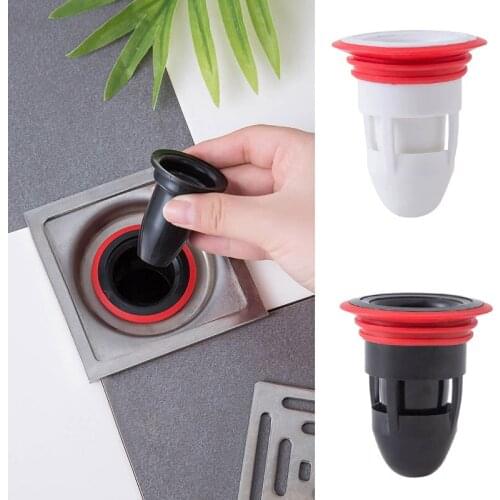 New Toilet Floor Drain Core Sewer Pest Control Silicone Deodorant Artifact Kitchen Drainage Pipe Anti-odor Bathroom Summer