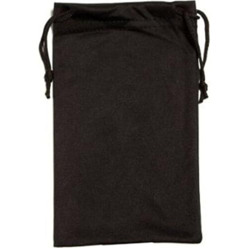 110pcs 9.5*14cmdrawstring bags black glasses bag microfiber jewelry bag,with bead at the drawstring end,shipping by DHL
