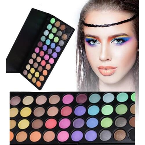 40 Colors Matte Eyeshadow Palette Waterproof Long Lasting Makeup Shiny Glitter luminous Eyeshadow Fashion Women Makeup Cosmetics
