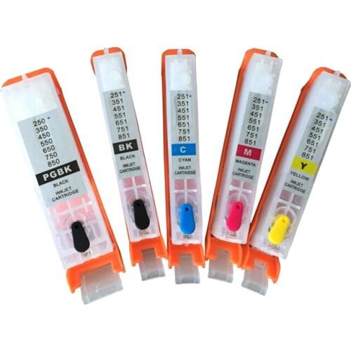 5 colors PGI-970XL CLI-971XL Ink cartridges for Canon PIXMA MG5795 MG5790 with ARC chips