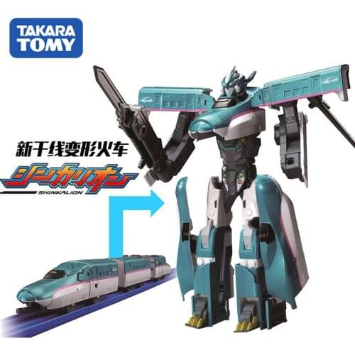 TAKARA TOMY Tomica Transformation Shinkansen Plarail Deformable Train Robot and Linkable Doll Toys For Kids Gift
