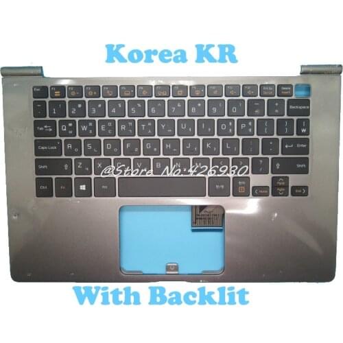 KR Palmrest&Keyboard For LG 14Z970 MBN645862XX 14ZD970 14Z970-G 14Z970-E 14Z970-L 14Z970-T 14Z970-GA5HK 14Z970-G.AA52C G.AA53C