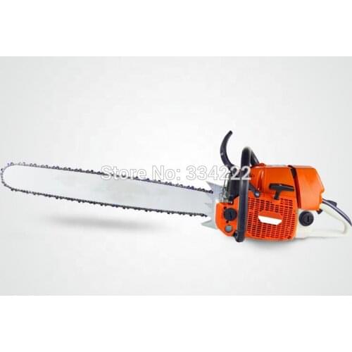 MS660 chainsaw with 30" solid guide bar with good quality chain heavy duty,big engine