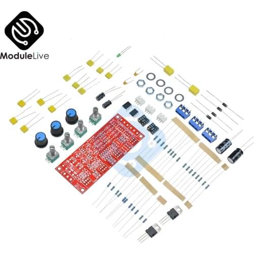 DIY Kits NE5532 Preamp Pre-amplifier Tone Board Treble Alto Bass Volume Control