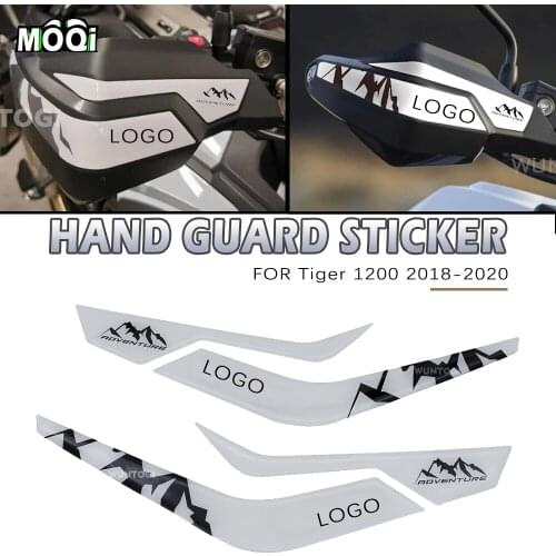 For Triumph Tiger 1200 2018-2020 3D Hand Guard Sticker Motorcycle handguard Protection 3d Stickers Applique Handguards Sticker