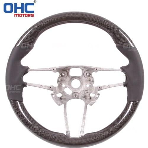 Real Carbon Fiber steering wheel for Por-sche Cayenne Pana-mera Ma-can Cay-man Box-ster Spy-der 978 911 991 718 997 GT3 GTS